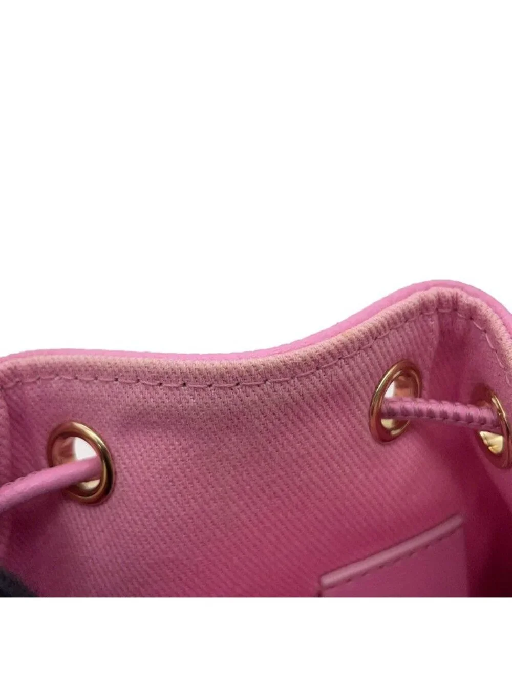 Chanel Chain Shoulder Bag CC Logo Drawstring Caviar Leather
